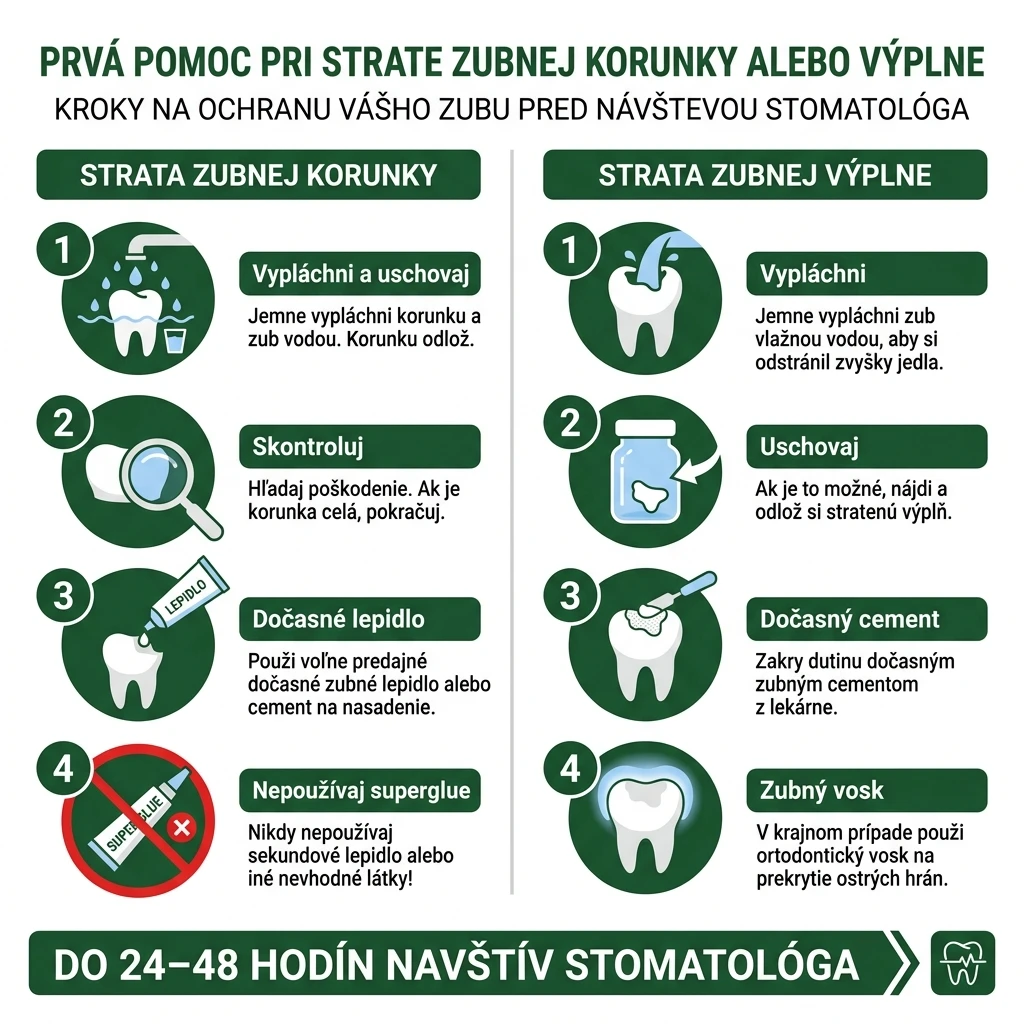 Domáca prvá pomoc pri strate korunky